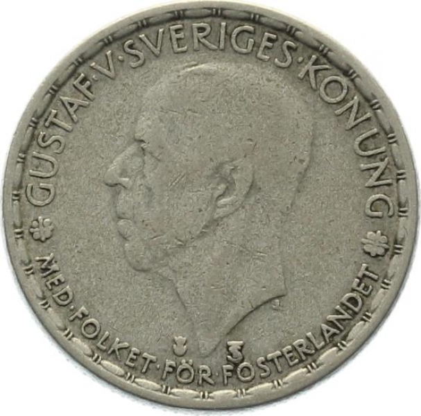 Schweden 1 Krona 1949 TS